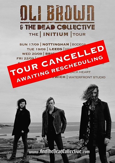 Oli Brown & The Dead Collective UK Tour Autumn 2023