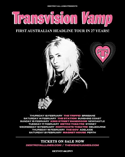 Transvision Vamp Australian Tour 2026
