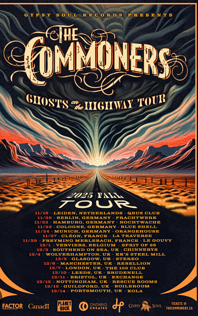 Ghosts On The Highway UK tour